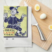 Vintager Zauberer- von OzBucheinband Handtuch (Viertel Falte)