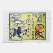 Vintager Zauberer- von OzBucheinband Handtuch (Horizontal)