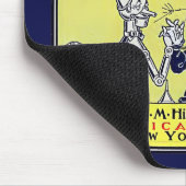 Vintager Zauberer- von OzBucheinband Mousepad (Ecke)