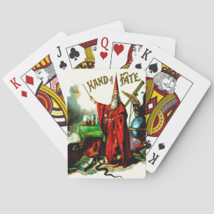 Vintager Zauberkünstler Merlin Fate Lithor Spielkarten