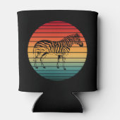 Vintager Zebra Dosenkühler (Rückseite)