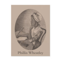 Vintager Zeichn des Dichters Phillis Wheatley