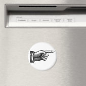 Vintager Zeigefinger-Magnet, Hauswärmung Magnet (In Situ (Geschirrspüler))