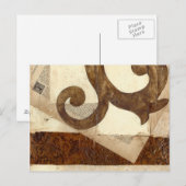 Vintager Zeitungs-Ausschnitt Postkarte (Vorne/Hinten)