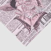 Vintager Zeitungsbutterfly Seidenpapier (Ausschnitt)