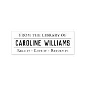 Vintager Zeitungsstil aus der Bibliothek des Buchz Gummistempel (Prägung)