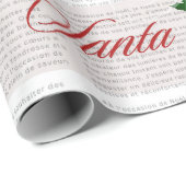 Vintager Zeitungsstil Weihnachtsfest Geschenkpapier (Rolleneckpunkt)