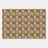 Vintager Ziegenkopf Geschenkpapier Set (Vorderseite 2)