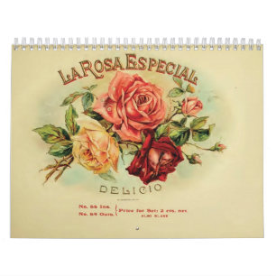Vintager Zigarren-Spitzen-Kalender Kalender