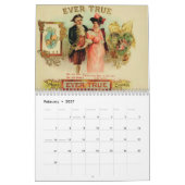 Vintager Zigarren-Spitzen-Kalender Kalender (Feb 2027)