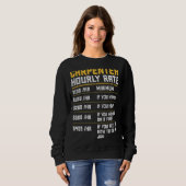 Vintager Zimmerwoodworker Sweatshirt (Vorne ganz)