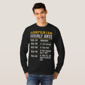 Vintager Zimmerwoodworker T-Shirt (Vorne ganz)