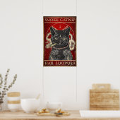 Vintager Zinn-Sign-Catnip, Retro-Metal Poster (Küche)