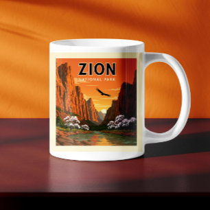 Vintager Zion-Nationalpark Kaffeetasse