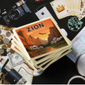 Vintager Zion-Nationalpark Magnet