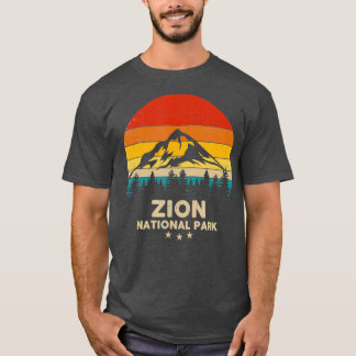 Vintager Zion Nationalpark Retro T-Shirt