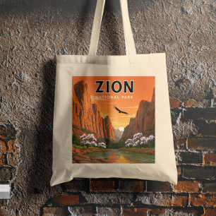 Vintager Zion-Nationalpark Tragetasche