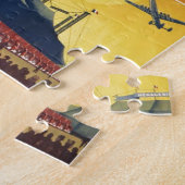 Vintager Zirkus-Clown Puzzle (Seite)