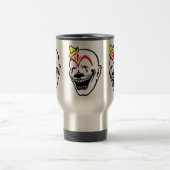 Vintager Zirkus Clown Reisebecher (Mittel)