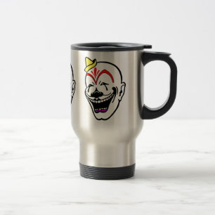 Vintager Zirkus Clown Reisebecher