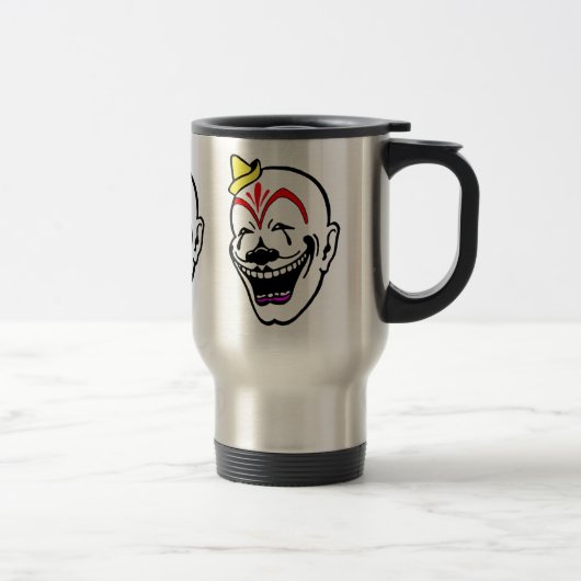 Vintager Zirkus Clown Reisebecher (Rechts)