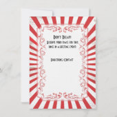 Vintager Zirkus Einladung (Rückseite)