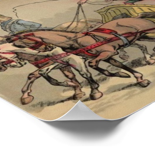 Vintager Zirkus Poster (Ecke)