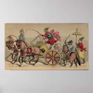 Vintager Zirkus Poster