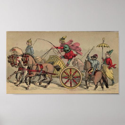 Vintager Zirkus Poster (Vorne)