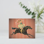 Vintager Zirkusakrobat, der auf einer Postkarte re (Stehend Vorderseite)