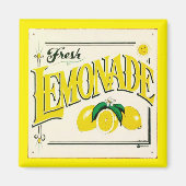 Vintager Zitronenschildmagnet Magnet (Vorne)