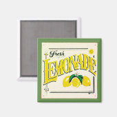 Vintager Zitronenschildmagnet Magnet (Vorderseite/Rückseite)