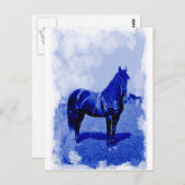 Vintager Ziviler Krieg Gewerkschaft Pferd Postkart Postkarte (Vorne/Hinten)