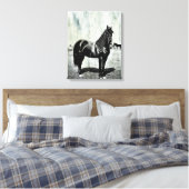 Vintager Ziviler Krieg Gewerkschaft Reitpferde Can Leinwanddruck (Insitu (Schlafzimmer))