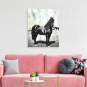 Vintager Ziviler Krieg Gewerkschaft Reitpferde Can Leinwanddruck (Insitu (Wohnzimmer))