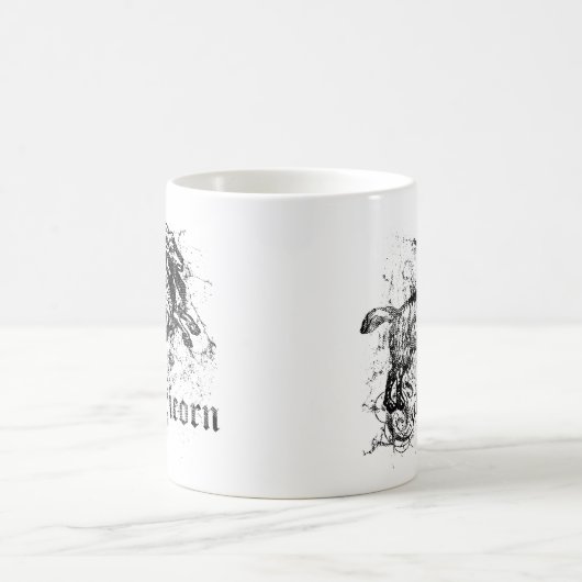 Vintager Zodiac-Hartkorn Kaffeetasse (Mittel)