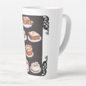 Vintager Zuckerguss zum Nachtisch mit Retro Milchtasse (Rechte Ecke)