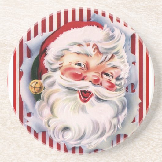 Vintager Zuckerstange-Sankt-Untersetzer Sandstein Untersetzer (Vorne)