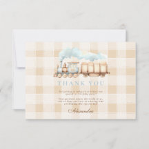 Vintager Zug 1. Geburtstag