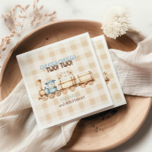 Vintager Zug 2. Geburtstag