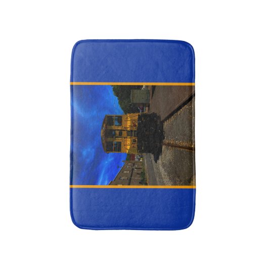 Vintager Zug Badematte (Vorderseite Vertikal)