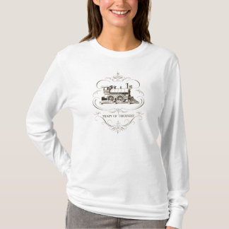 Vintager Zug des Gedankens T-Shirt