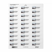 Vintager Zug durch die Winterlandschaft (Vorne)