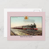 Vintager Zug Kaledonische Eisenbahn Postkarte (Vorne/Hinten)