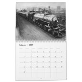 Vintager Zug-Kalender Kalender (Feb 2027)
