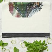 Vintager Zug Küchentuch (Gefaltet)