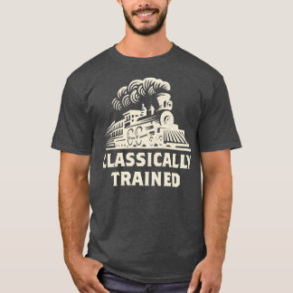 Vintager Zug mit klassischer Ausbildung T-Shirt