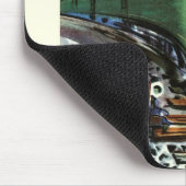 Vintager Zug Mousepad (Ecke)