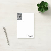 Vintager Zug nach den Hinweisen Post-it Klebezettel (Büro)