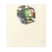 Vintager Zug Notizblock (Vorderseite)